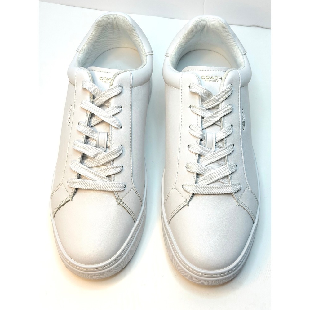 COACH Men's High Line Leather Sneaker
Optic White Size 12D NWT/BOX - Picture 2 of 10